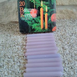 Vintage- Partial Box of German Baum Kerzen Candles